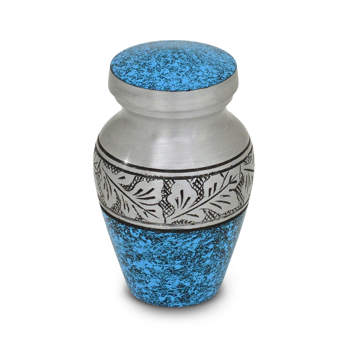 Azure Leaf Keepsake Urn
