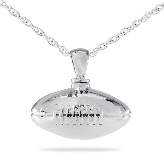 Steel Football Pendant Urn